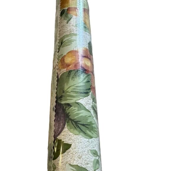 Vintage Fruit Con-Tact Creative Covering Paper 18 in x 9 Ft USA Purple Yellow - Picture 1 of 12